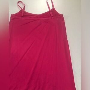 Eye Candy Camisole Womens Plus 3X Pink Adjustable Straps Stretch Tank Top NWOT